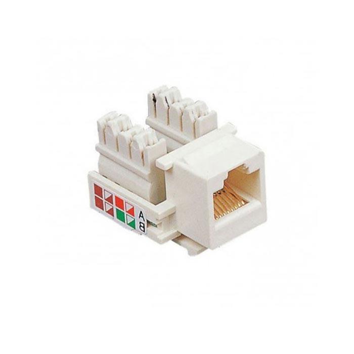 کیستون شبکه CAT6 UTP دانوب 180 درجه CAT6 UTP Keystone Network Jack